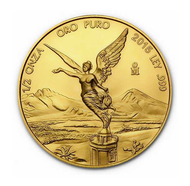 Zlatá investiční mince - Libertad 1/2 Oz 2015