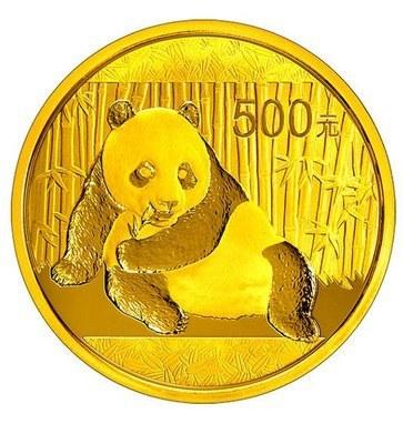 Zlatá investiční mince Panda 30 gr 2017